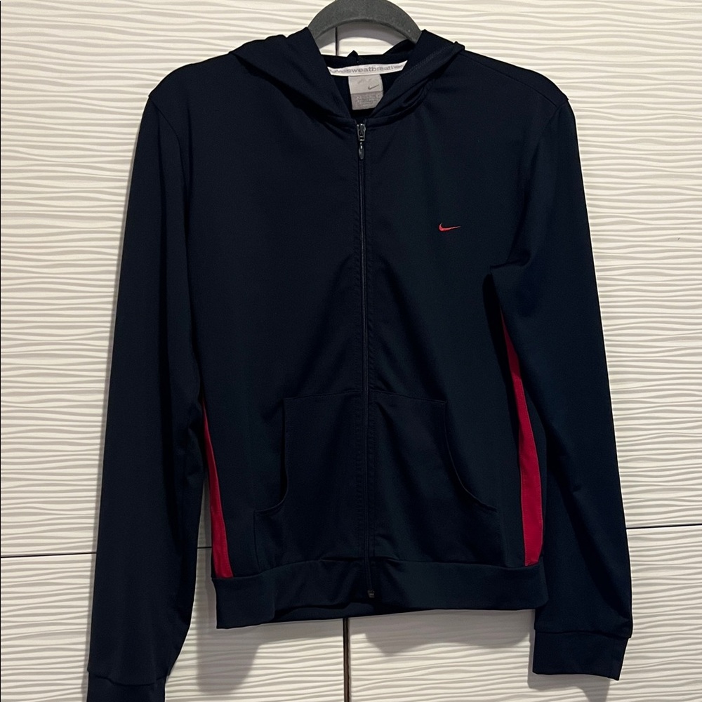 Nike women Black and Red Jacket hoodie